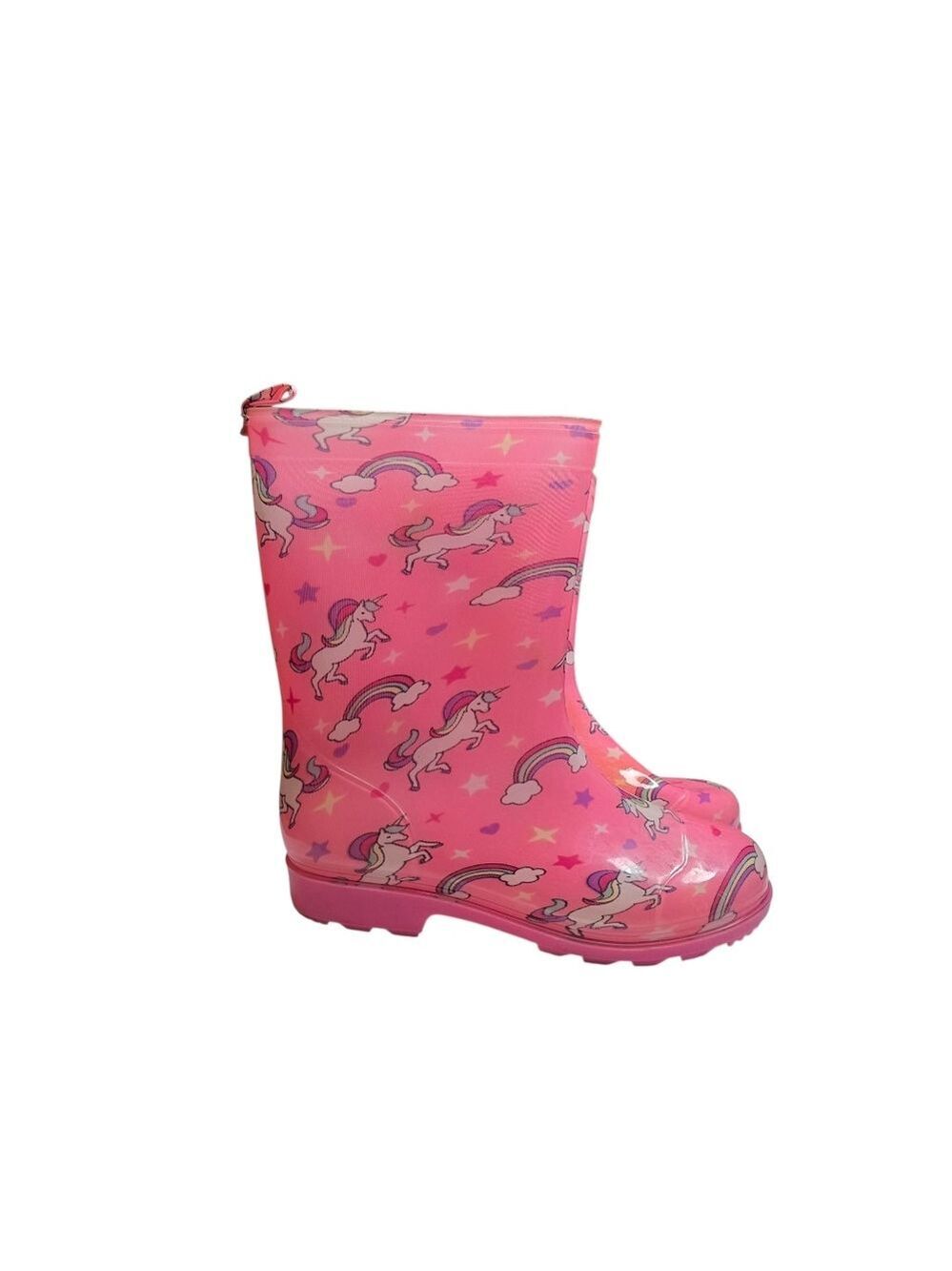 Capelli New York Pink Unicorn Rain Boots Girls 4